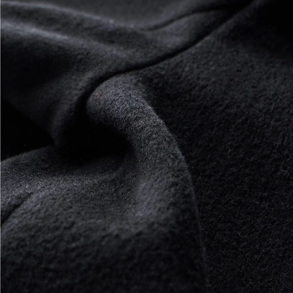 Quince Wool and Cashmere Cocoon Coat in Black Size Small 832 - Picture 7 of 8